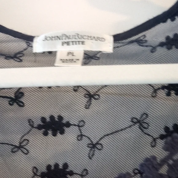 JohnPaulRichard Black Lace Blouse - Picture 6 of 6